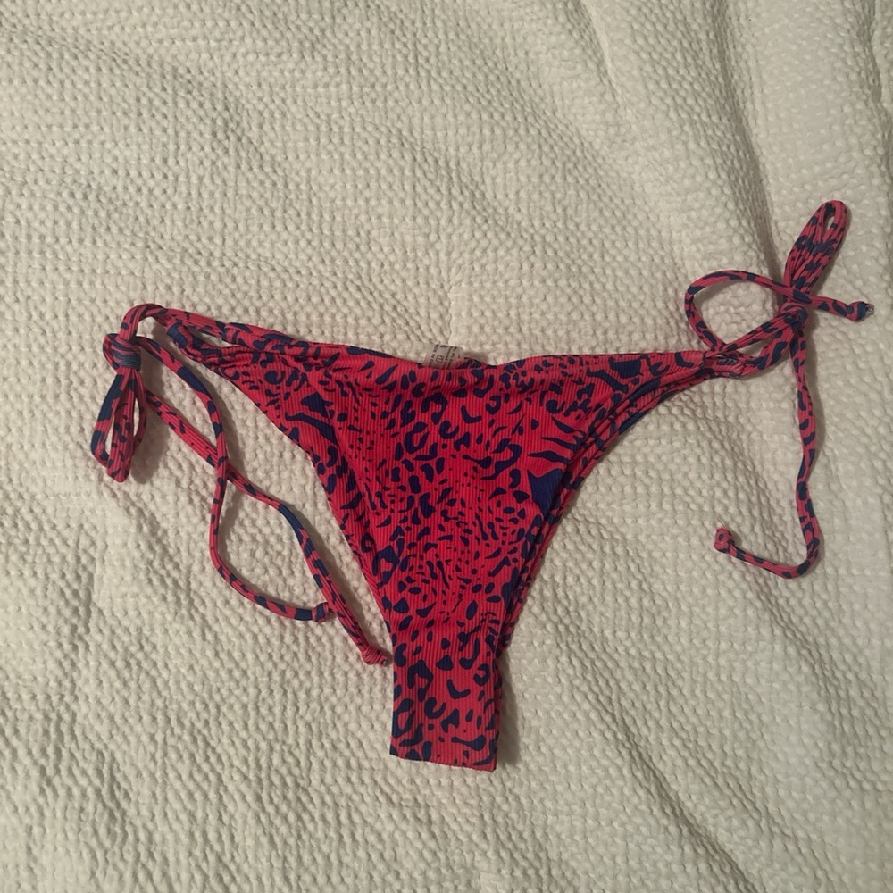 really cute pink and blue bikini bottoms